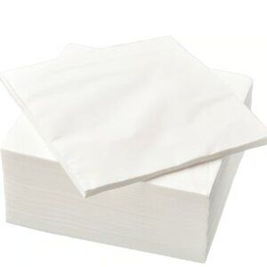 300 - FANTASTISK White Paper Napkins Large Disposable Dinner Party Napkin Pack